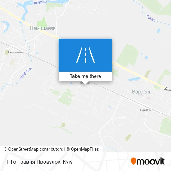 Карта 1-Го Травня Провулок