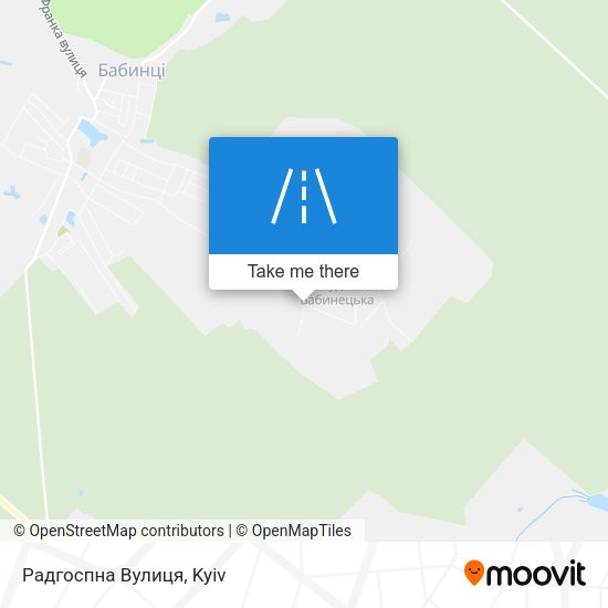 Радгоспна Вулиця map