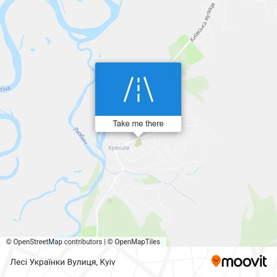 Лесі Українки Вулиця map