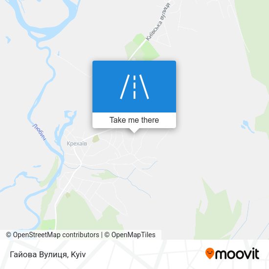 Гайова Вулиця map