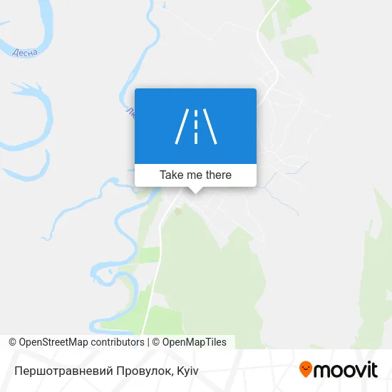 Карта Першотравневий Провулок