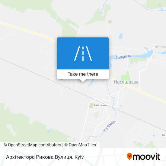 Архітектора Рикова Вулиця map