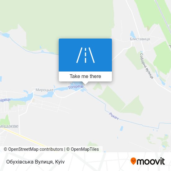 Обухівська Вулиця map