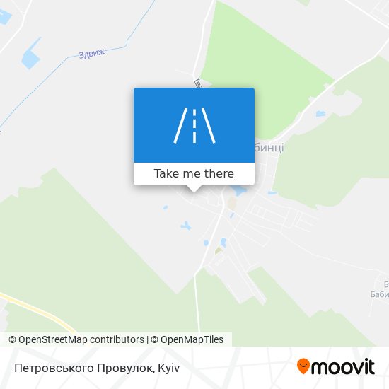 Петровського Провулок map