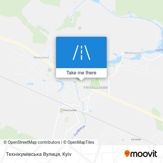 Технікумівська Вулиця map