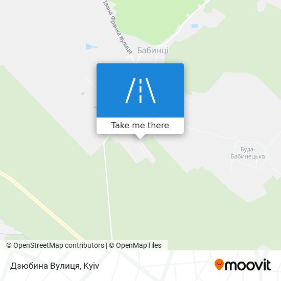 Дзюбина Вулиця map
