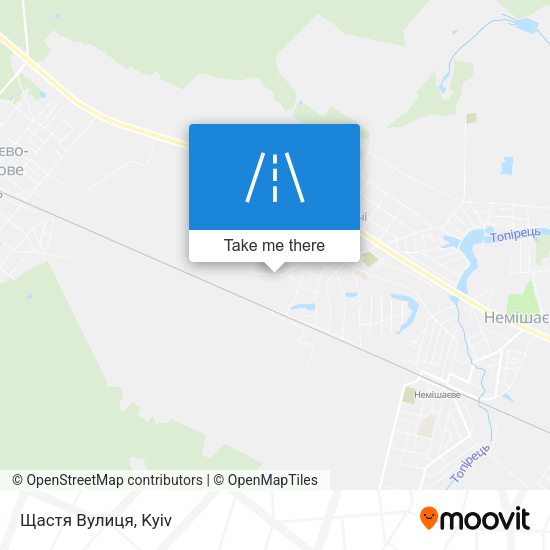 Щастя Вулиця map