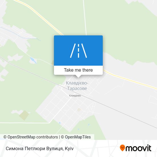 Симона Петлюри Вулиця map