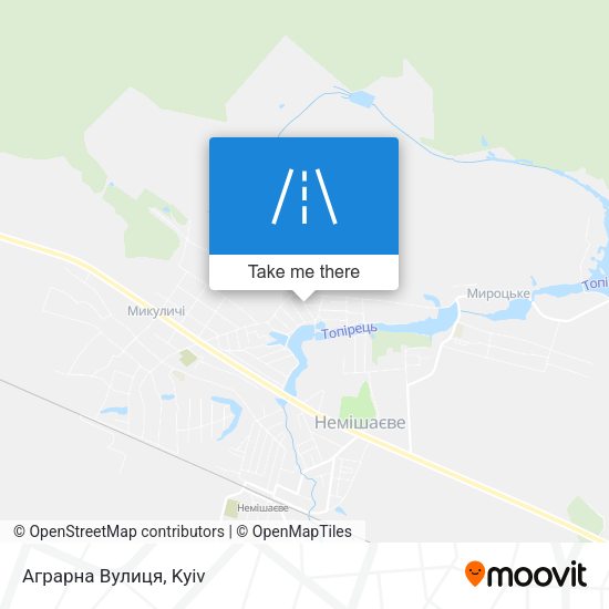 Аграрна Вулиця map
