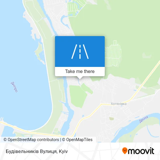 Карта Будівельників Вулиця
