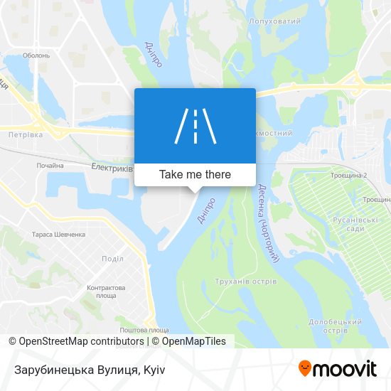 Зарубинецька Вулиця map