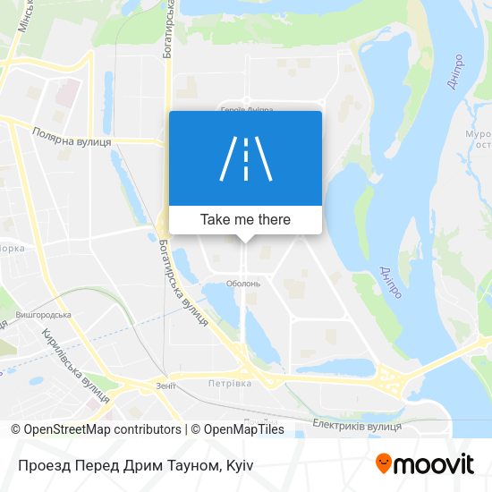 Проезд Перед Дрим Тауном map