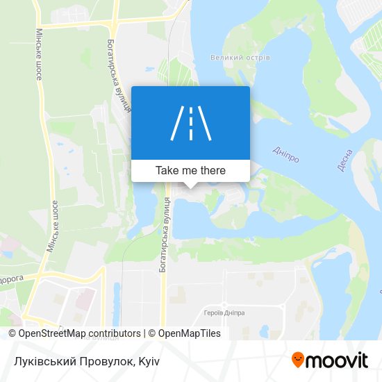 Луківський Провулок map