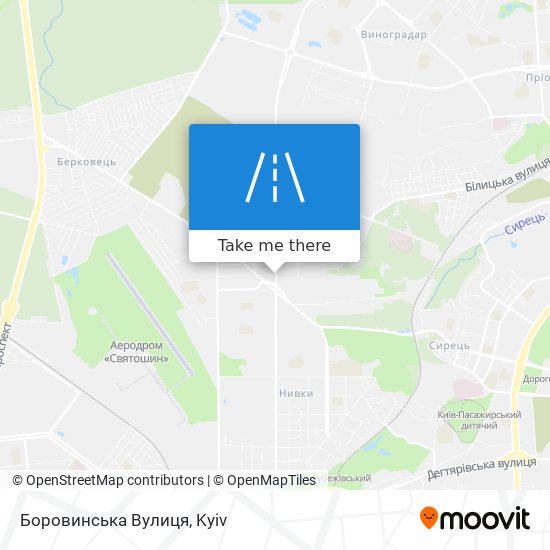 Боровинська Вулиця map