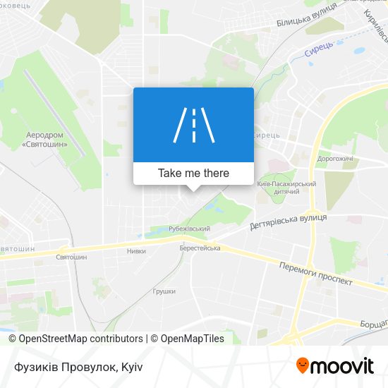 Фузиків Провулок map