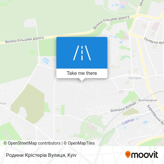 Родини Крістерів Вулиця map