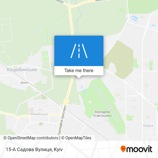 15-А Садова Вулиця map