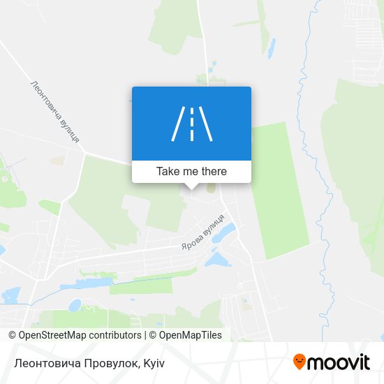 Леонтовича Провулок map