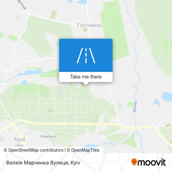 Карта Валеія Марченка Вулиця