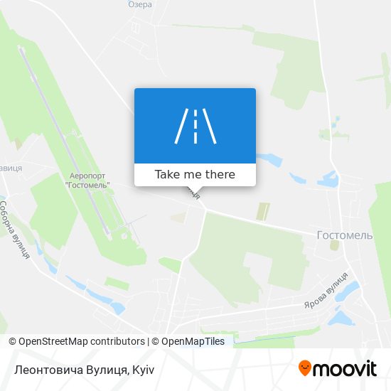 Леонтовича Вулиця map