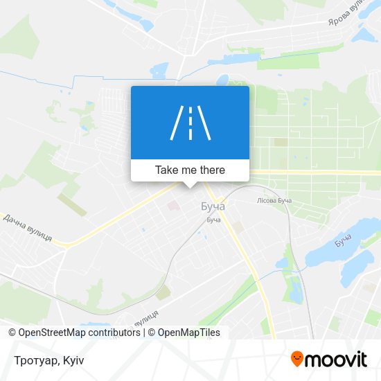 Тротуар map