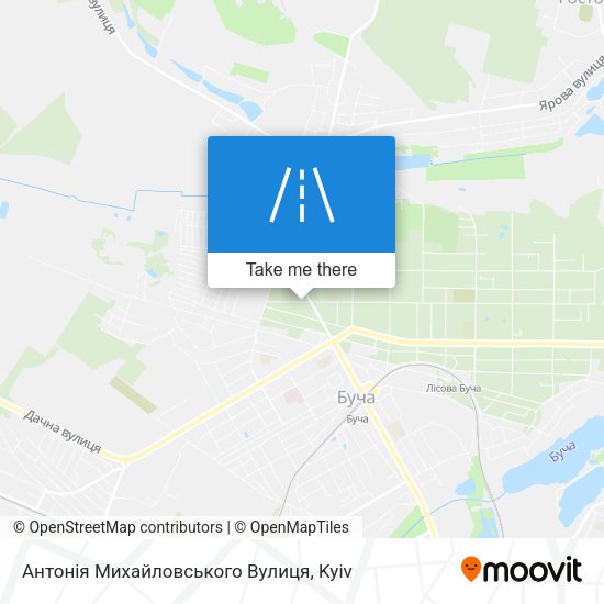 Антонія Михайловського Вулиця map