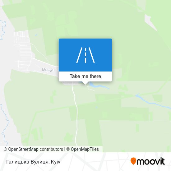 Галицька Вулиця map