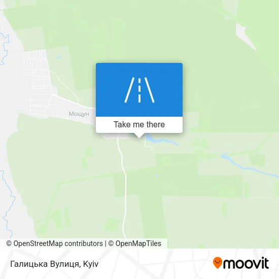 Карта Галицька Вулиця