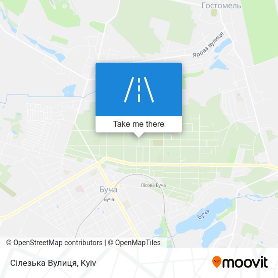 Сілезька Вулиця map