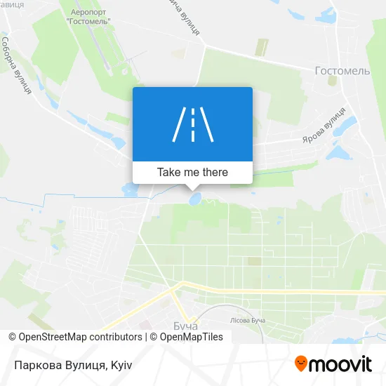 Карта Паркова Вулиця