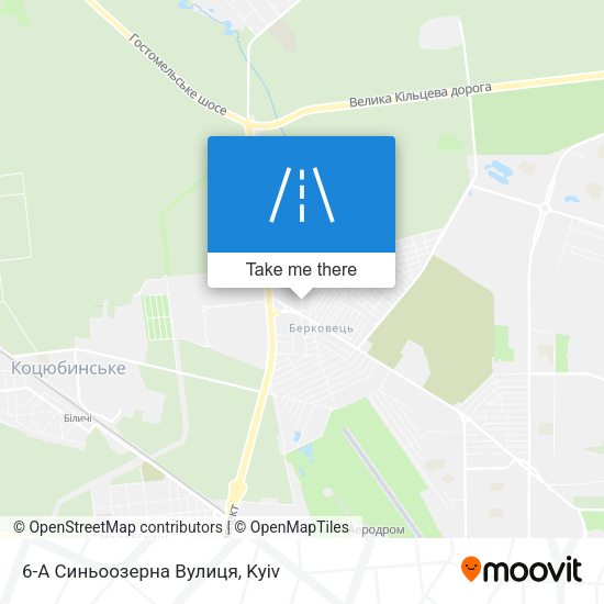 6-А Синьоозерна Вулиця map