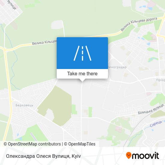 Олександра Олеся Вулиця map