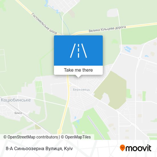 8-А Синьоозерна Вулиця map