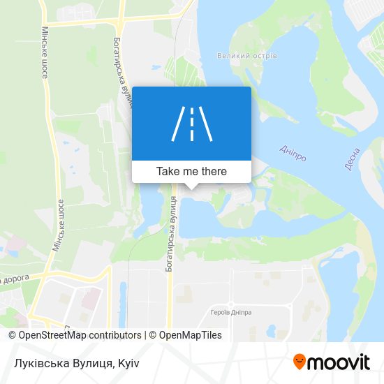 Луківська Вулиця map