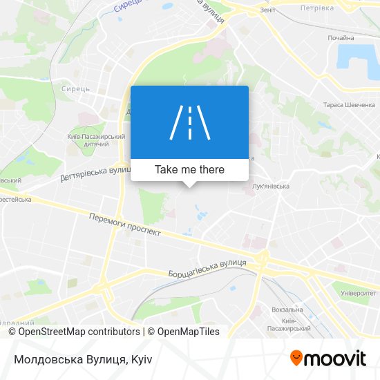 Молдовська Вулиця map