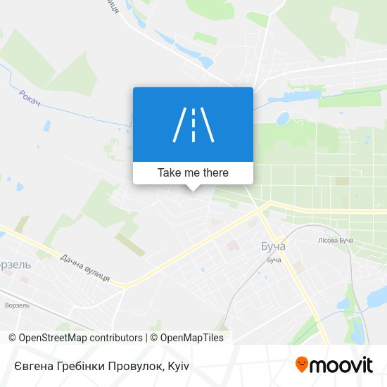 Євгена Гребінки Провулок map