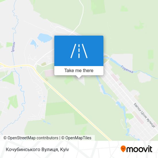 Кочубинського Вулиця map