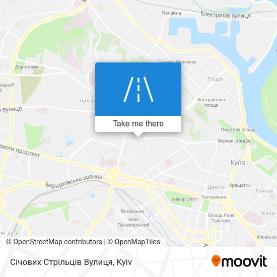 Січових Стрільців Вулиця map