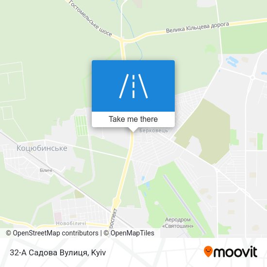 32-А Садова Вулиця map