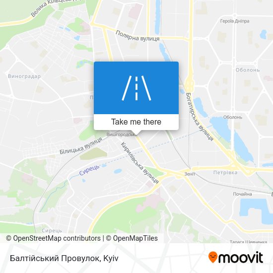 Балтійський Провулок map