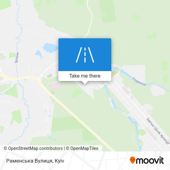 Раменська Вулиця map