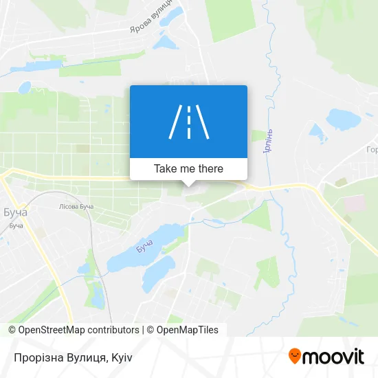 Карта Прорізна Вулиця