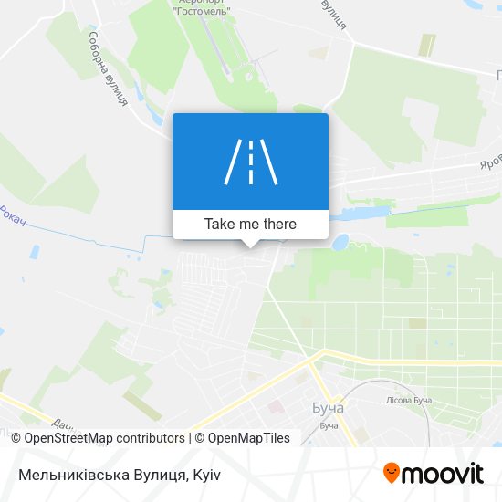 Мельниківська Вулиця map