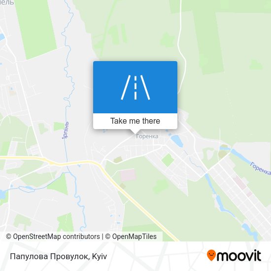 Папулова Провулок map