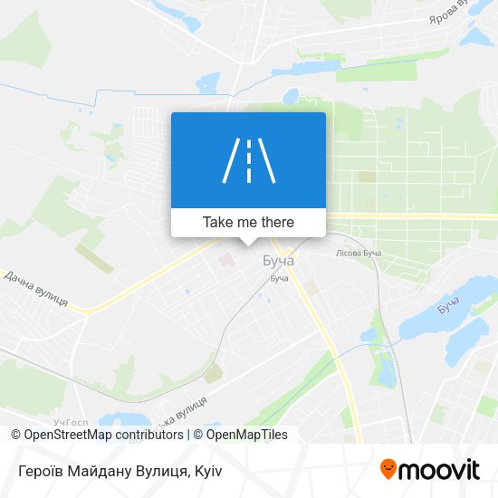 Героїв Майдану Вулиця map