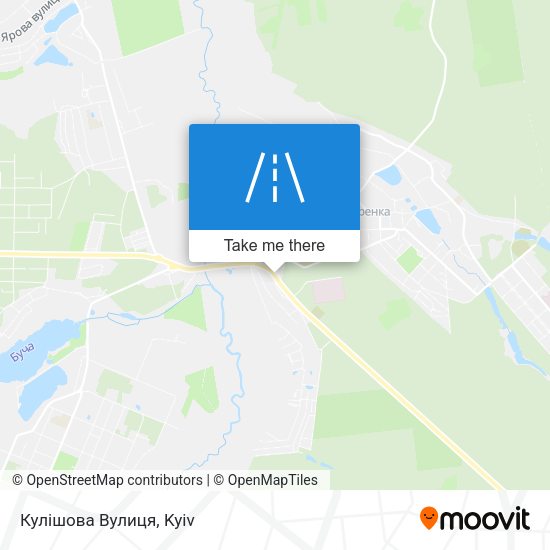 Кулішова Вулиця map