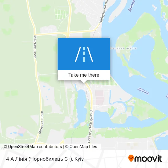 Карта 4-А Лінія (Чорнобилець Ст)