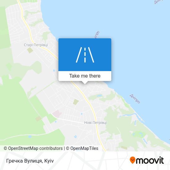 Гречка Вулиця map