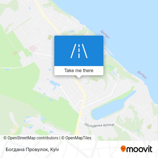 Карта Богдана Провулок