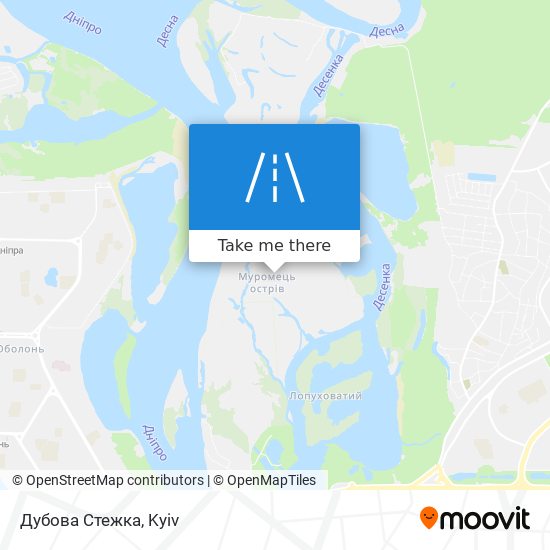 Дубова Стежка map